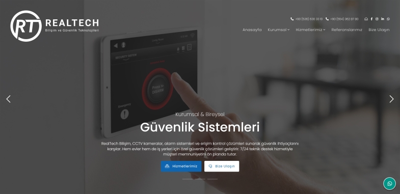 Realtech Bilişim Elektrik Elektronik ve Güvenlik Teknolojileri